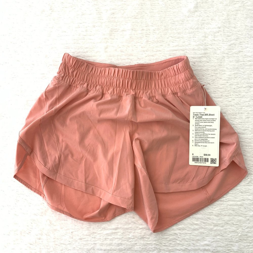 Lululemon NWT Track That MR Shorts 5" Lined 6